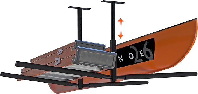Double Kayak/Ladder Ceiling Storage Rack, Hi Port 2 Ladder Hanger Overhead - Image 2