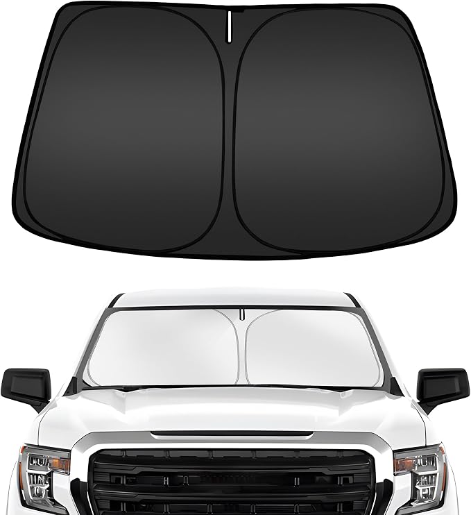 ARISMOTOR Windshield Sun Shade for GMC Sierra 1500 2500 3500 2019-2025 2026 by ARISMOTOR