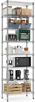 8 Tier 2000 lbs Storage Rack Metal Wire Shelving Unit, Storage Standing Shelf by MEIGAOPLASTICANDMETALHKCOLIMITED