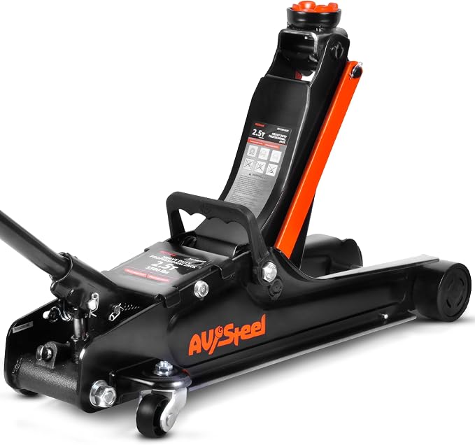 Floor Jack 2.5 Ton, Low Profile Floor Jack by AVSteel