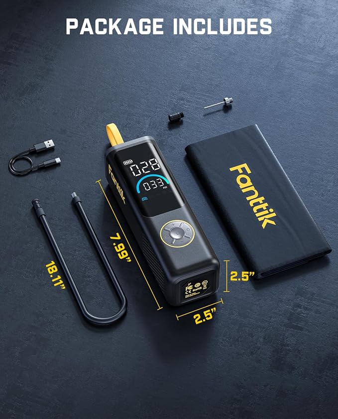 Fanttik X9 APEX Portable Air Compressor - Image 9