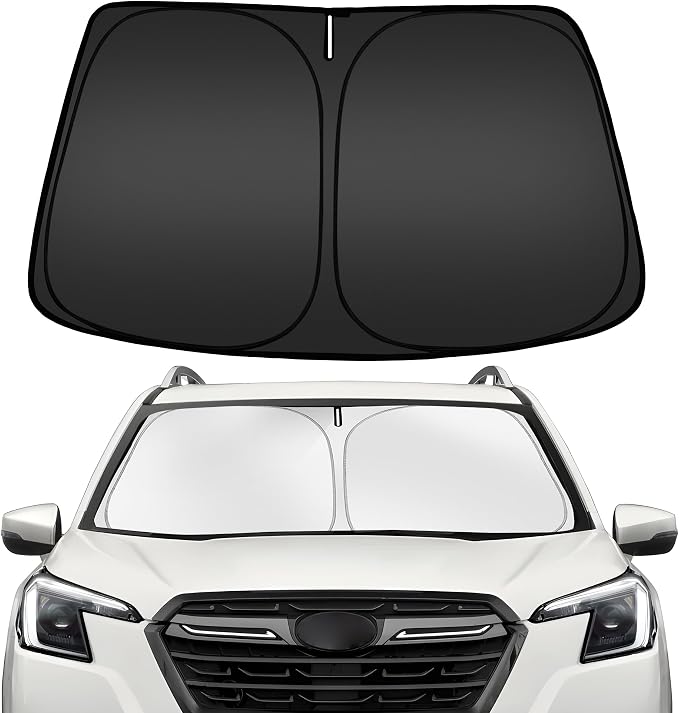 ARISMOTOR Windshield Sun Shade for S-ubaru Forester 2019-2024, Custom Fit by ARISMOTOR
