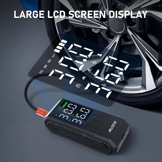 Tire Inflator Portable Air Compressor, Air Pump - Image 4