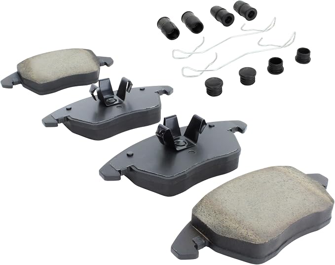 Premium Semi-Metallic Front Brake Pads Compatible - Image 2