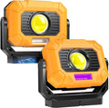 Adelante 2Pack Magnetic Work Light Rechargeable, 1500LM LED Work Light by Adelante
