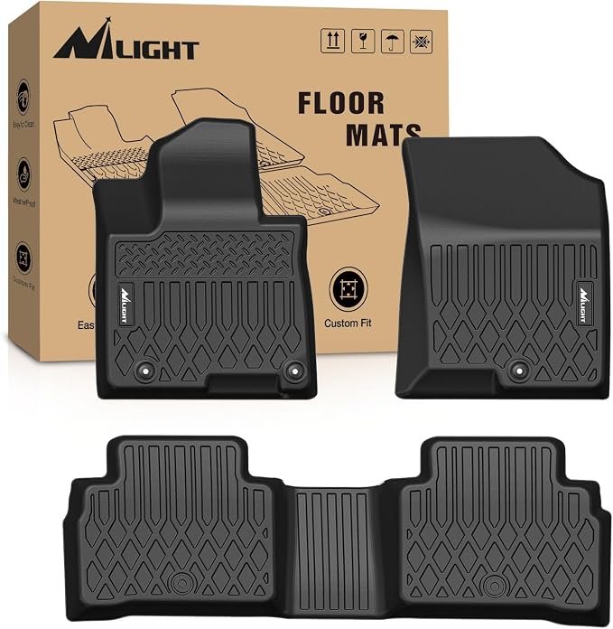 Nilight TPE Floor Mats for 2022 2023 2024 2025 Hyundai Tucson, All Weather by Nilight