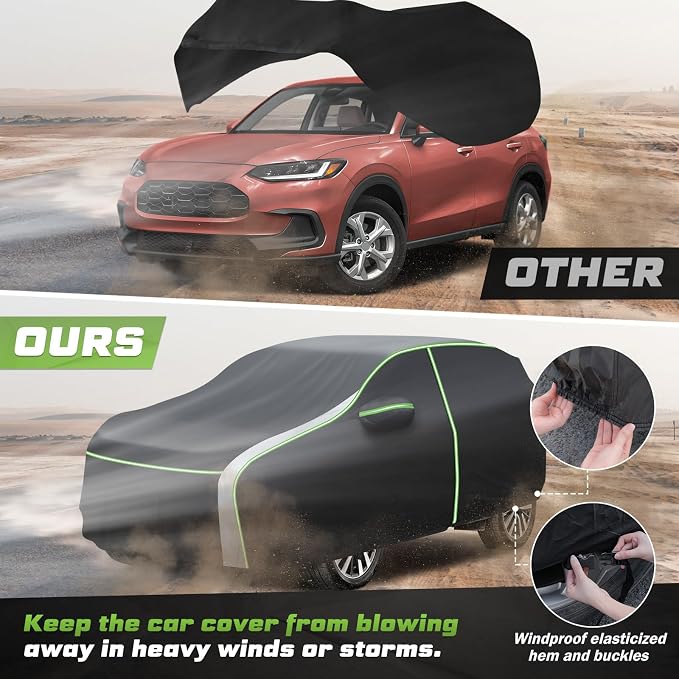 Mixsuper Liner Car Cover for Honda HR-V 1998-2026, 7 Layers Waterproof Car - Image 6