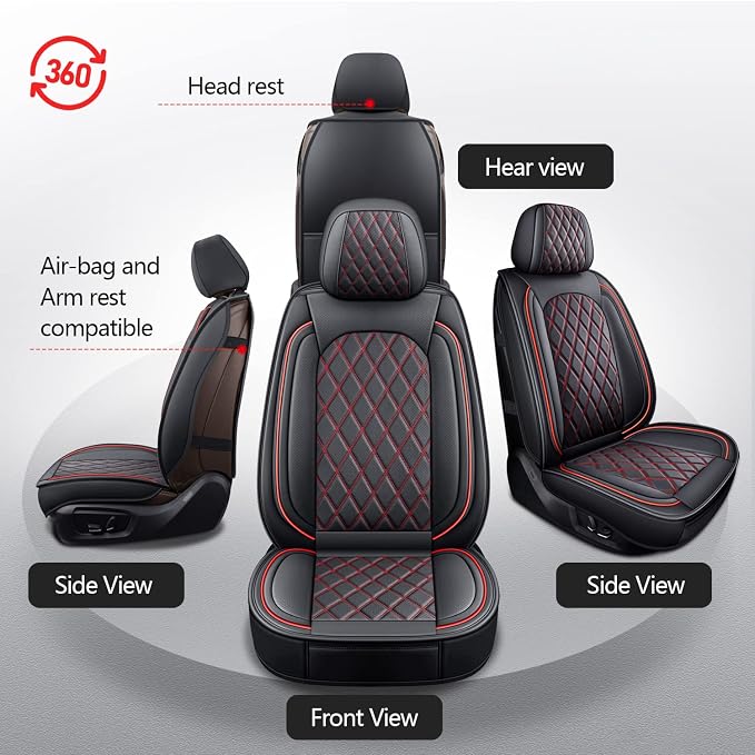 MIROZO Dodge Ram Seat Covers Full Set - Image 5