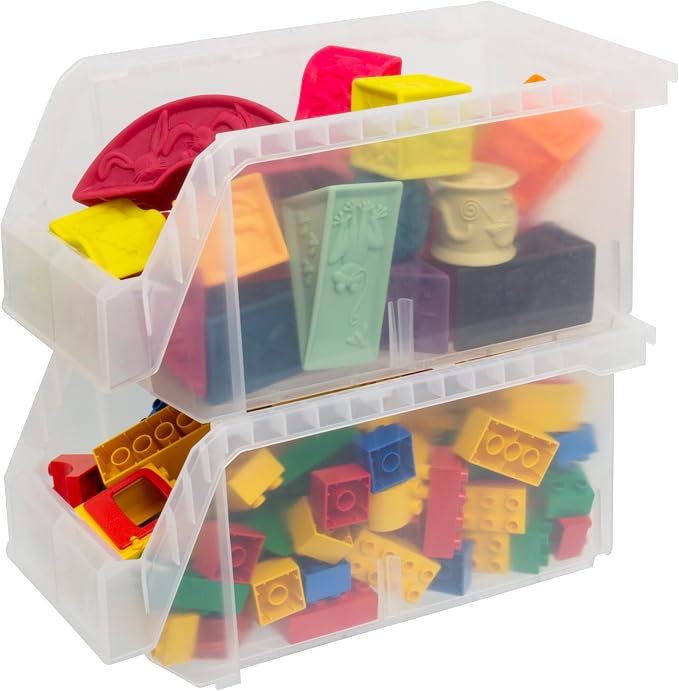 Plastic Containers for Organizing and Storage Bins for Closet, Garage or Pantry - Image 4