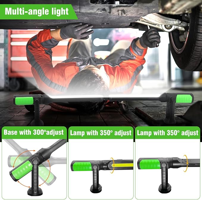 SYLSTAR Work Light for Mechanic, 2400LM LED, 4400mAh Rechargeable, Underhood - Image 7