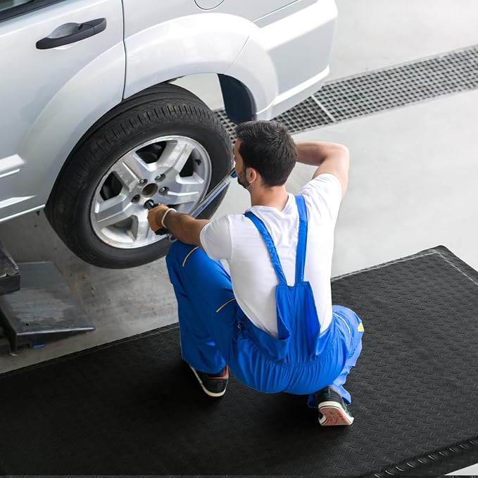 tonchean 3' x 7' Anti Fatigue Mats Industrial Extra Thick 15/16" Ergonomic - Image 8
