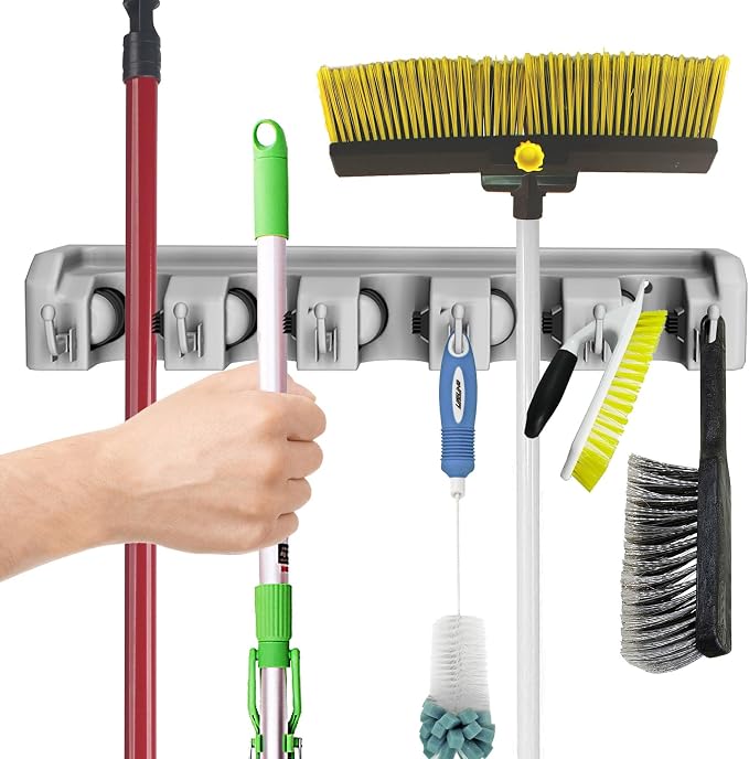 Wall Organizer with Adjustable Slots and Hooks - Image 6
