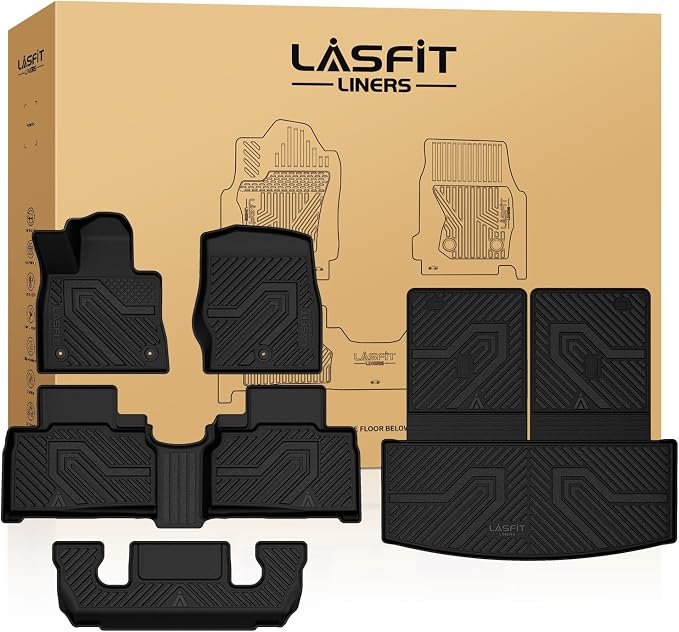 LASFIT Floor Mats & Cargo with Backrest Mat by LASFIT
