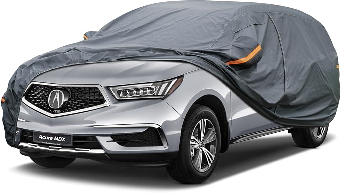 Premium Car Cover Custom Fit Acura MDX, 16 Layers Heavy Duty Car Cover by GUNHYI
