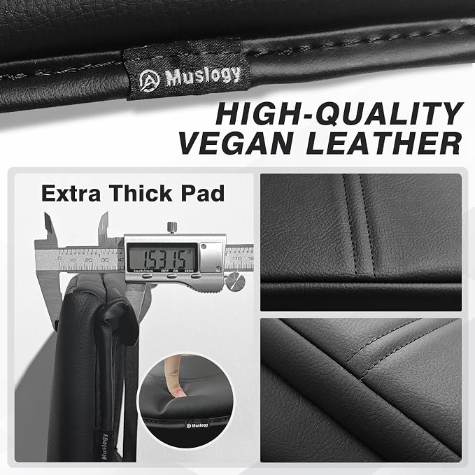 Muslogy Center Console Cover 1-Inch Extra Thick Armrest Pad Compatible - Image 3