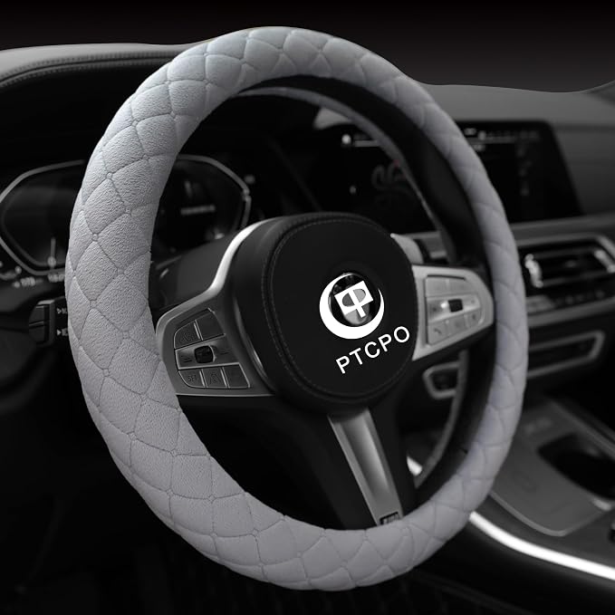 Soft Car Steering Wheel Cover for Sedan, Warm Luxury Velvet, Anti Slip by Unknown