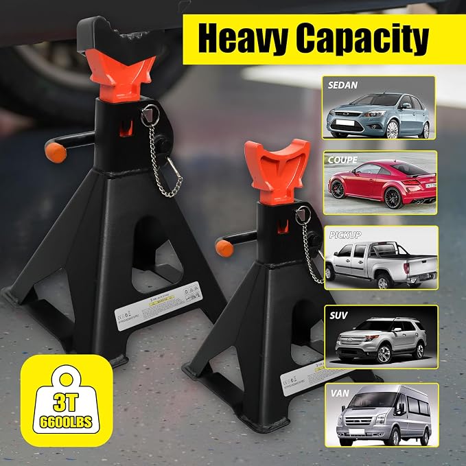 Upgraded Jack Stands 3 Ton - Image 7