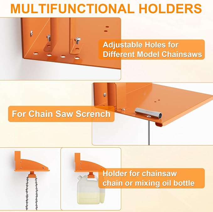 Chainsaw Holder, Chainsaw Wall Mount - Image 2