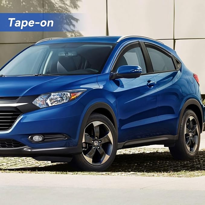 Window Visors Rain Guards for 2016-2022 Honda HRV, Out-Channel Window Vent Wind - Image 3