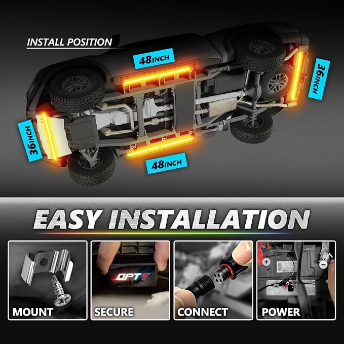 OPT7 Aura Pro Underglow LED Lights Kit - Image 5