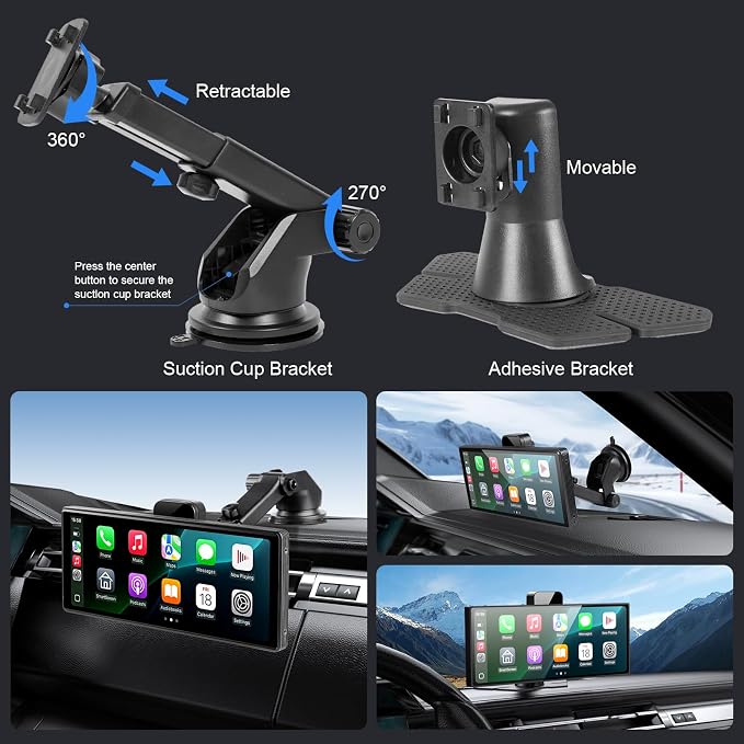 10.26" HD Wireless Android & Carplay Screen - Image 7