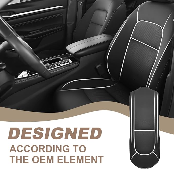 Muslogy Center Console Armrest Cover Compatible - Image 4