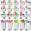 Yookeer 20 Pcs Pegboard Bins and Cups by Yookeer