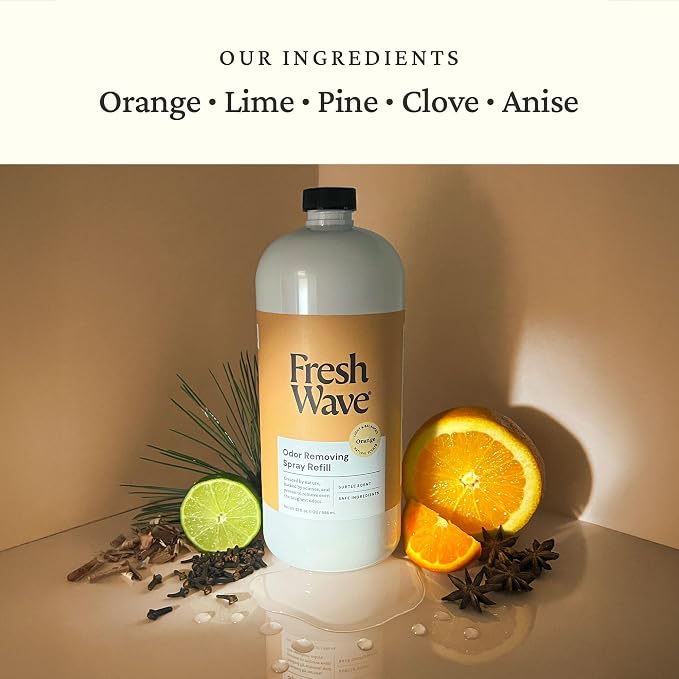 Fresh Wave Orange Odor Eliminator Spray & Air Freshener Refill, 32 fl. oz. - Image 2