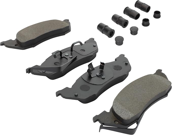 Premium Semi-Metallic Front Brake Pads Compatible - Image 2