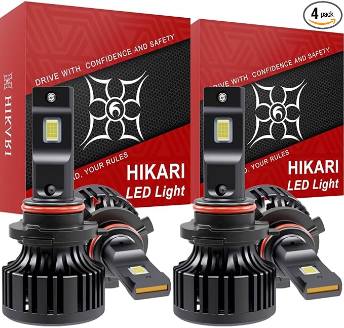 Hikari 2025 Core 50000LM 9005/HB3 & 9006/HB4 LED Fog Light, 45W Core LED Fog by HIKARI