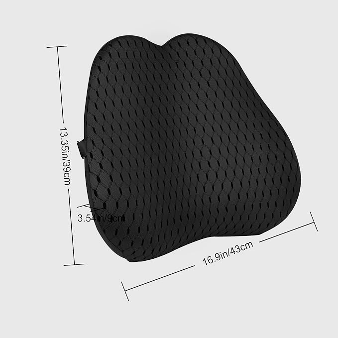 Lumbar Support Pillow for Car and Office Chair, Back Support Pillow for Car Seat - Image 6