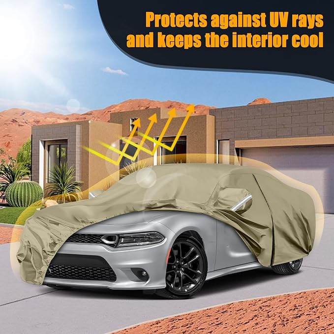 Waterproof Car Covers Replace for 2006-2025 Dodge Charger/Chrysler 300 300C - Image 7