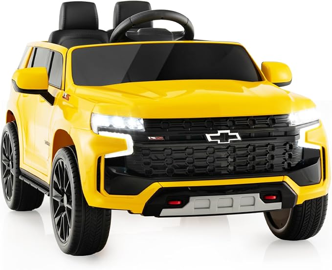 HONEY JOY Ride On Truck, 12V Licensed Chevrolet Tahoe, Chevy Electric Vehicle by HONEYJOY