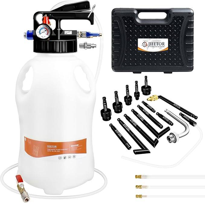JIFETOR Transmission Fluid Pump Pneumatic Extractor and Dispenser Tool Kit by JIFETOR