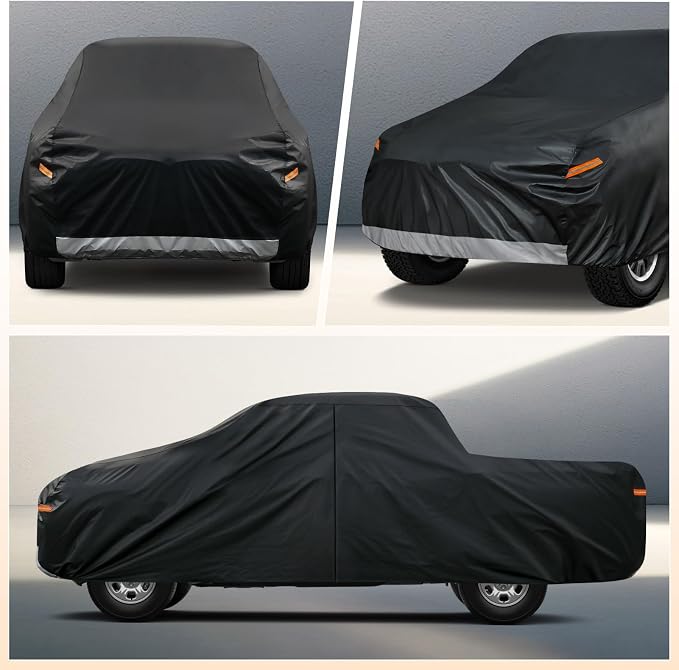 Kayme Truck Cover Custom Fit Dodge Ram 1500 Club/Extended/Quad Cab SB. Full - Image 4