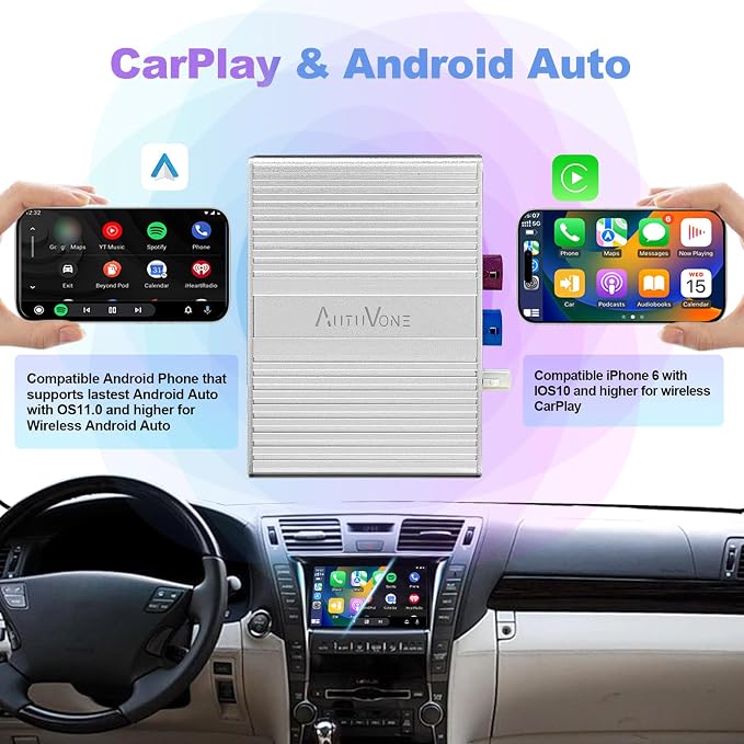 Wireless/Wired Phone Mirroring Android Auto Interface Upgrade Kit - Image 2