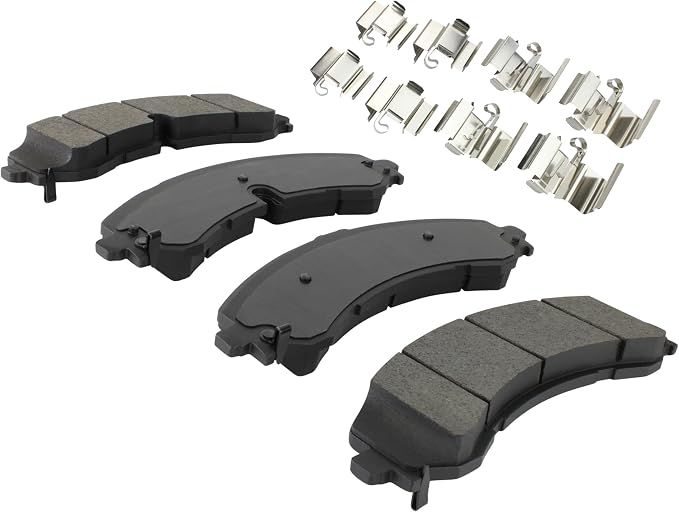 Premium Semi-Metallic Rear Brake Pads Compatible - Image 2