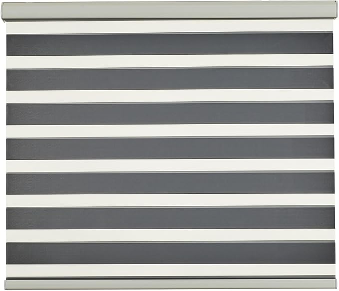 Persilux Cordless Zebra Blinds for Indoor Windows, Free-Stop Cordless, Light by PersiluxHome