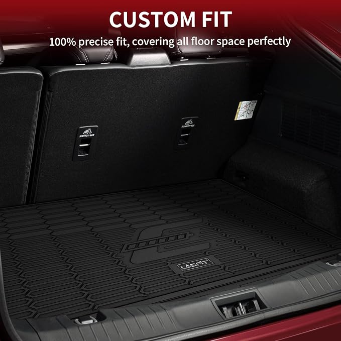 LASFIT Trunk Mat for Ford Mustang Mach-E 2021-2025 TPE All Weather Custom Fit - Image 3