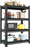 1400LBS Garage Storage Shelves Heavy Duty, 4-Tier Garage Shelving Heavy Duty by SUPPNEED