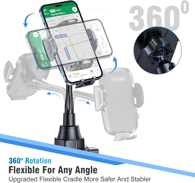 Miracase Cup Holder Phone Mount - Image 3
