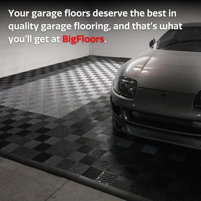 Big Floors RaceDeck Free-Flow Interlocking Garage Flooring Tiles, Self-Draining - Image 6