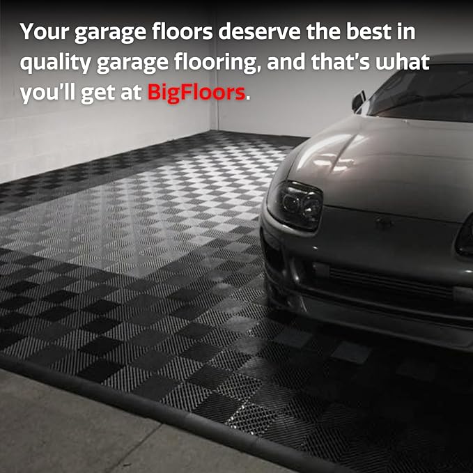RaceDeck Free-Flow Open Rib Design, Durable Interlocking Modular Garage - Image 5
