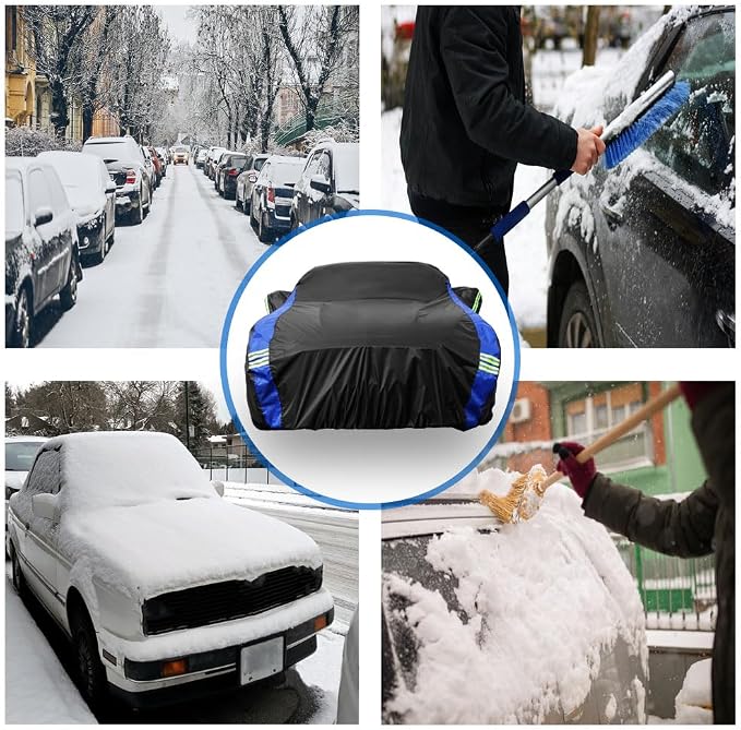 Avecrew for Ford Mustang Car Cover Waterproof All Weather for Automobiles - Image 4