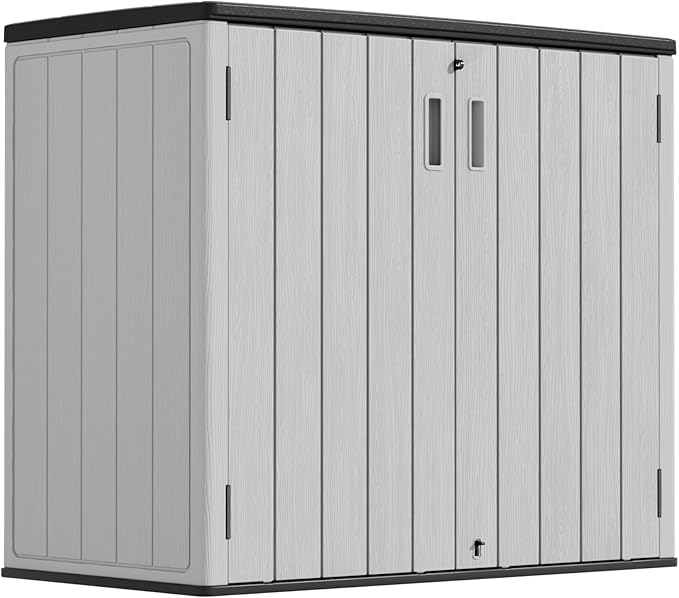 Outdoor Storage Cabinet for Patio & Garden Shed, 37Cu.ft Outdoor Storage Shed by Mrosaa