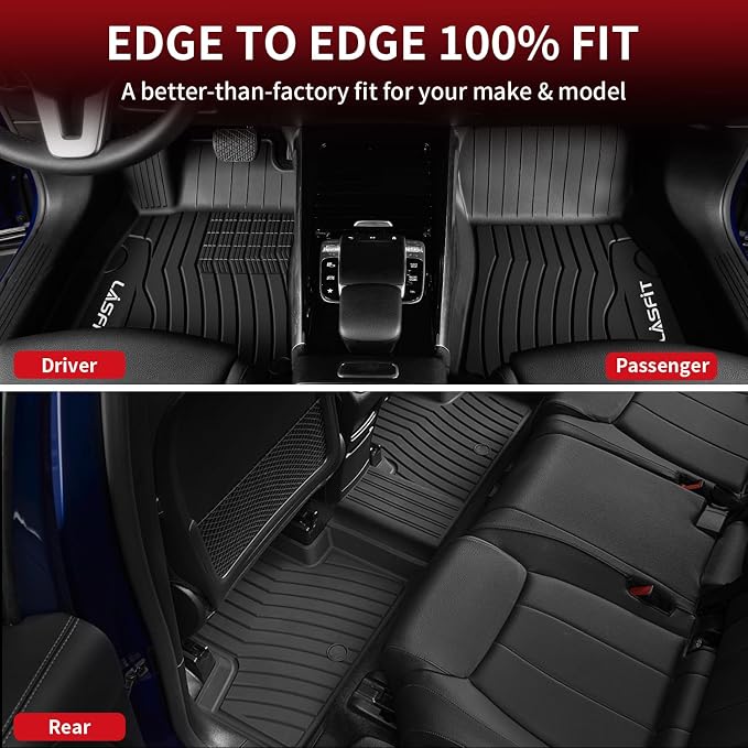 LASFIT Floor Mats for Mercedes Benz GLB 250/35 AMG 2025 2024 2023 2022 2021 2020 - Image 4