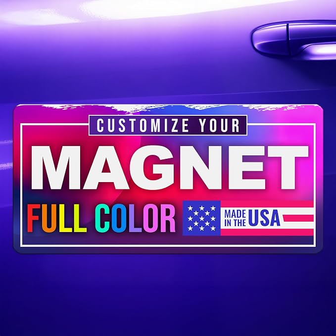 12"x24" Custom Magnet Signs in Full Color by BasicFundamentals