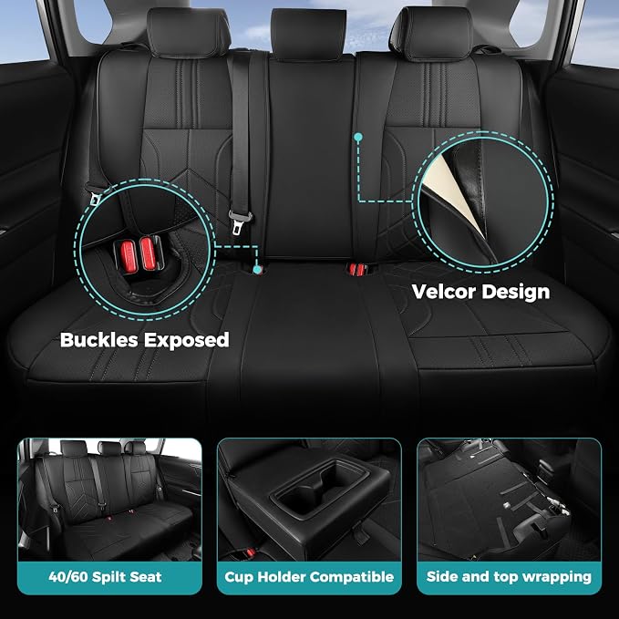 for Toyota RAV4 Seat Covers 2013 2014 2015 2016 2017 2018 RAV 4 XLE SE Limited - Image 4
