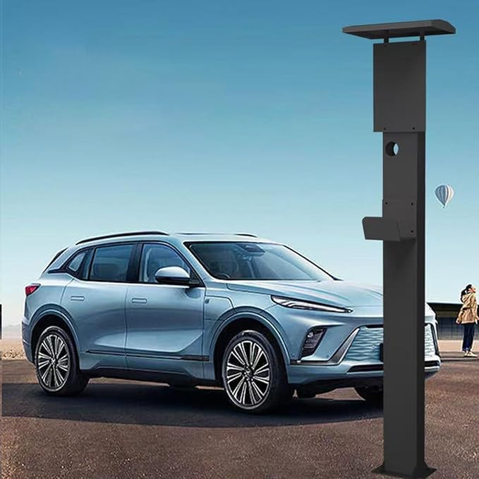 EV Charger Pedestal, Outdoor Electric Vehicle Charger Stand, Freestanding - Image 8