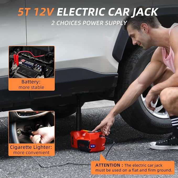 STANDTALL Electric Car Jack Kit 5 Ton 12V Electric Jack - Image 3